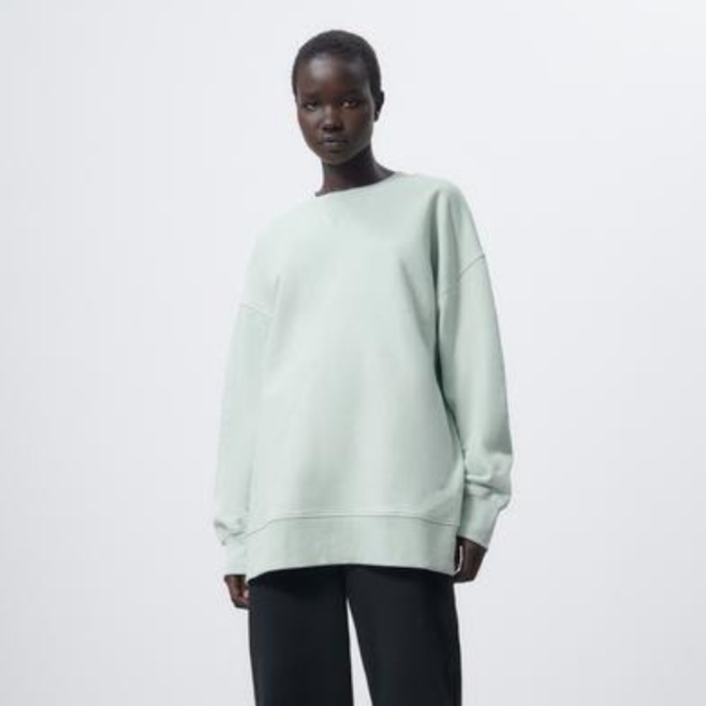 Zara oversized crewneck sweatshirt